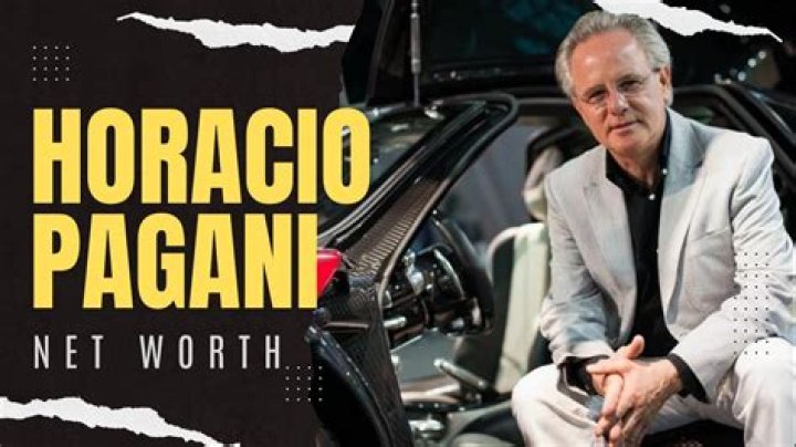 Discover the Astonishing Net Worth of Horacio Pagani