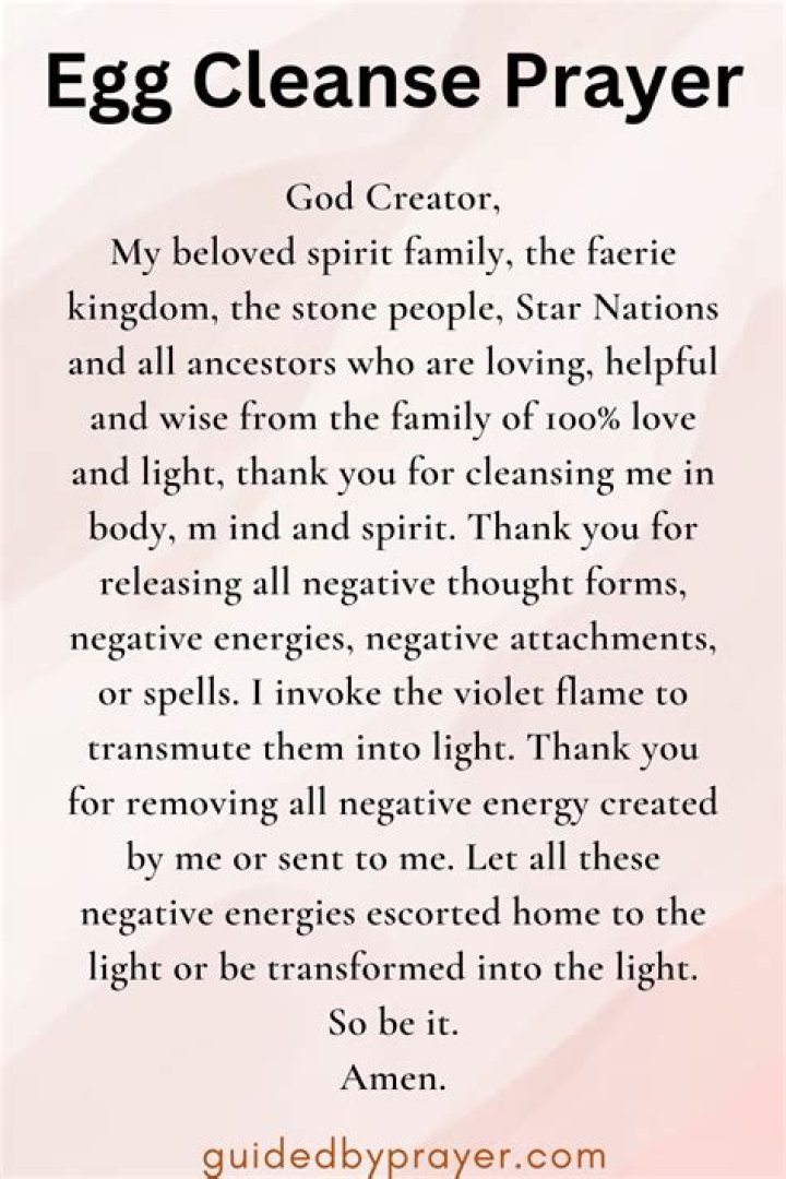 Discovering the Power of the Egg Cleansing Prayer