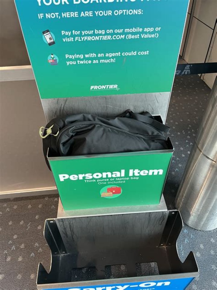 Frontier Airlines Personal Item: What You Need to Know for Your Next Flight