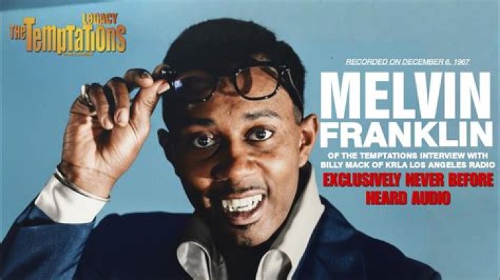 Melvin Franklin: The Powerhouse Vocalist of The Temptations