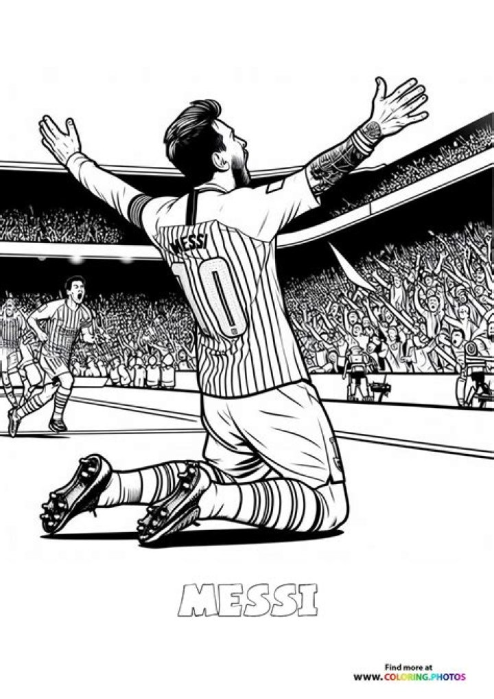 Messi Coloring Pages: Fun and Creative Activities for Fans of All Ages