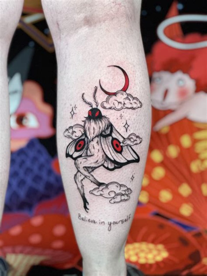 Mystical Ink: The Allure of Mothman Tattoos
