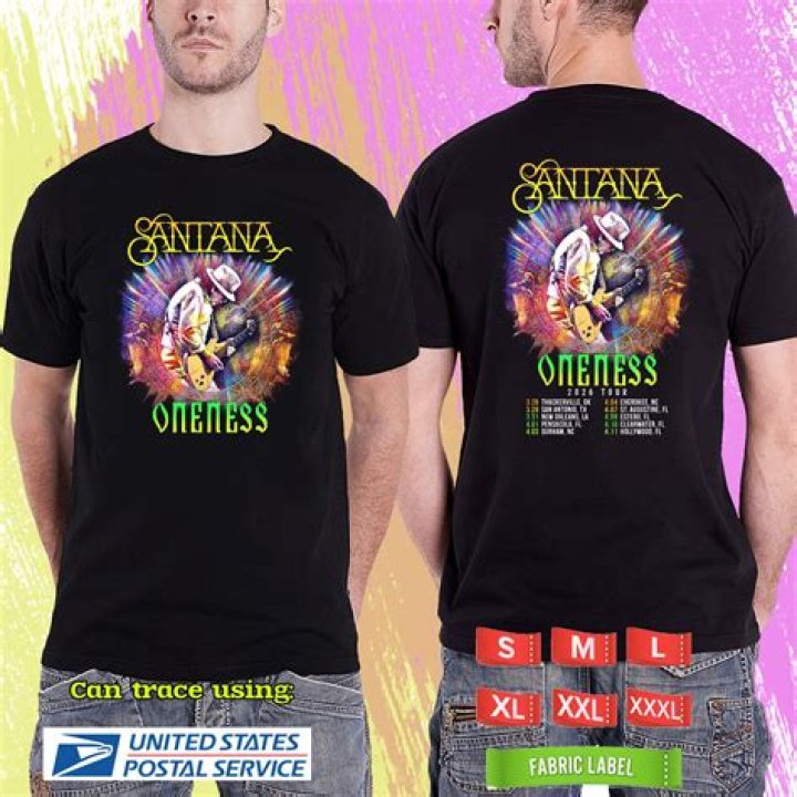 Santana Oneness Tour T-Shirts: Wear Your Vibe!