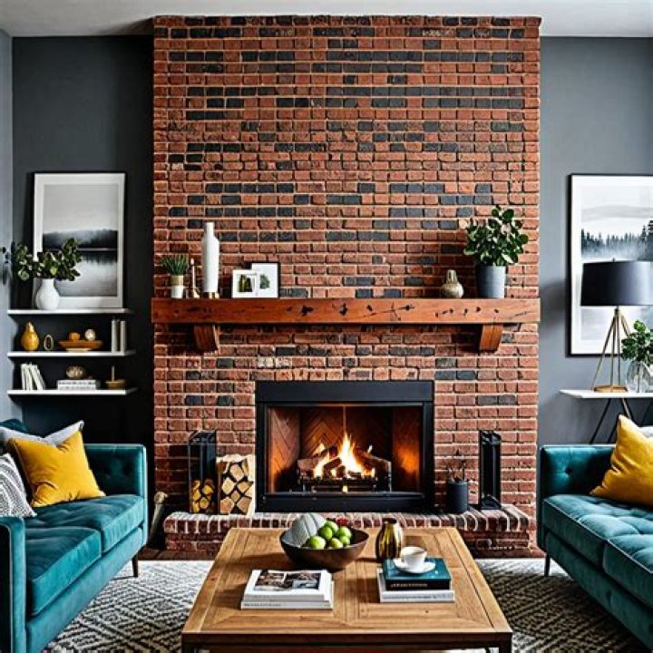 Transform Your Living Space: The Art of TV Hung on Brick Fireplace