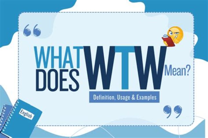 Understanding WTW: What Does WTW Mean and Its Significance?