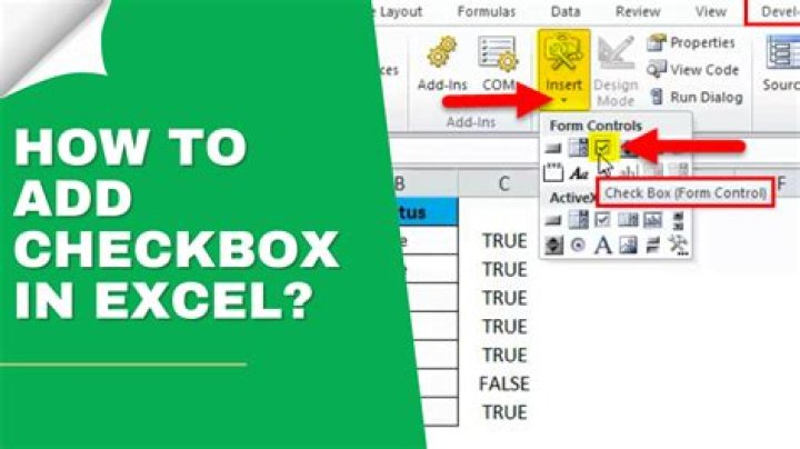 Unlocking the Power of the Check Box in Excel: A Comprehensive Guide