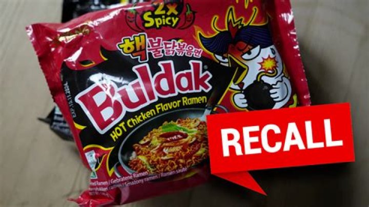Urgent Recall on Popular Fire Noodle Brands: Avoid "Buldak Recall" Items